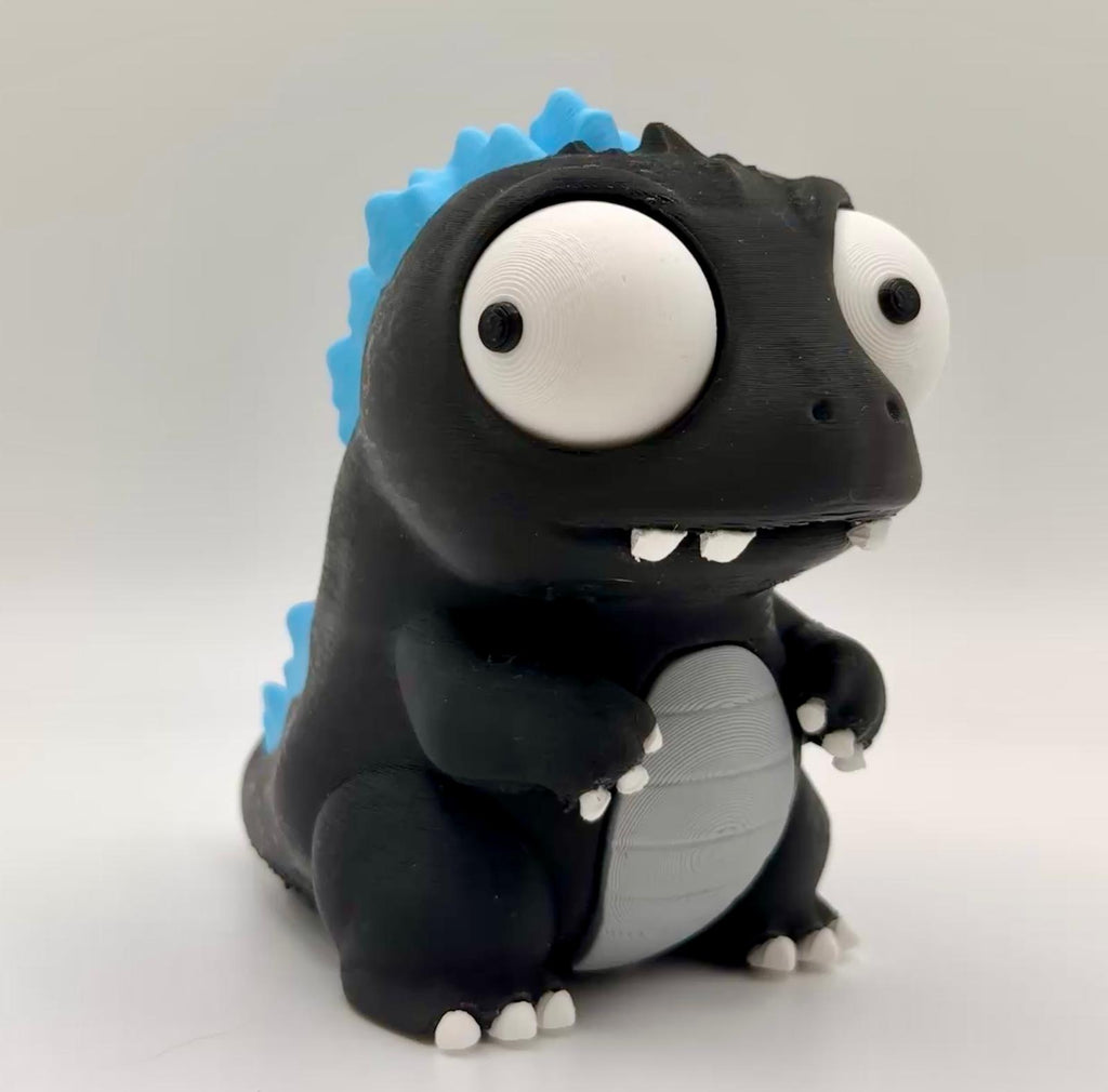Gozy figura Kaiju de colección fabricada en PLA mediante impresión 3D