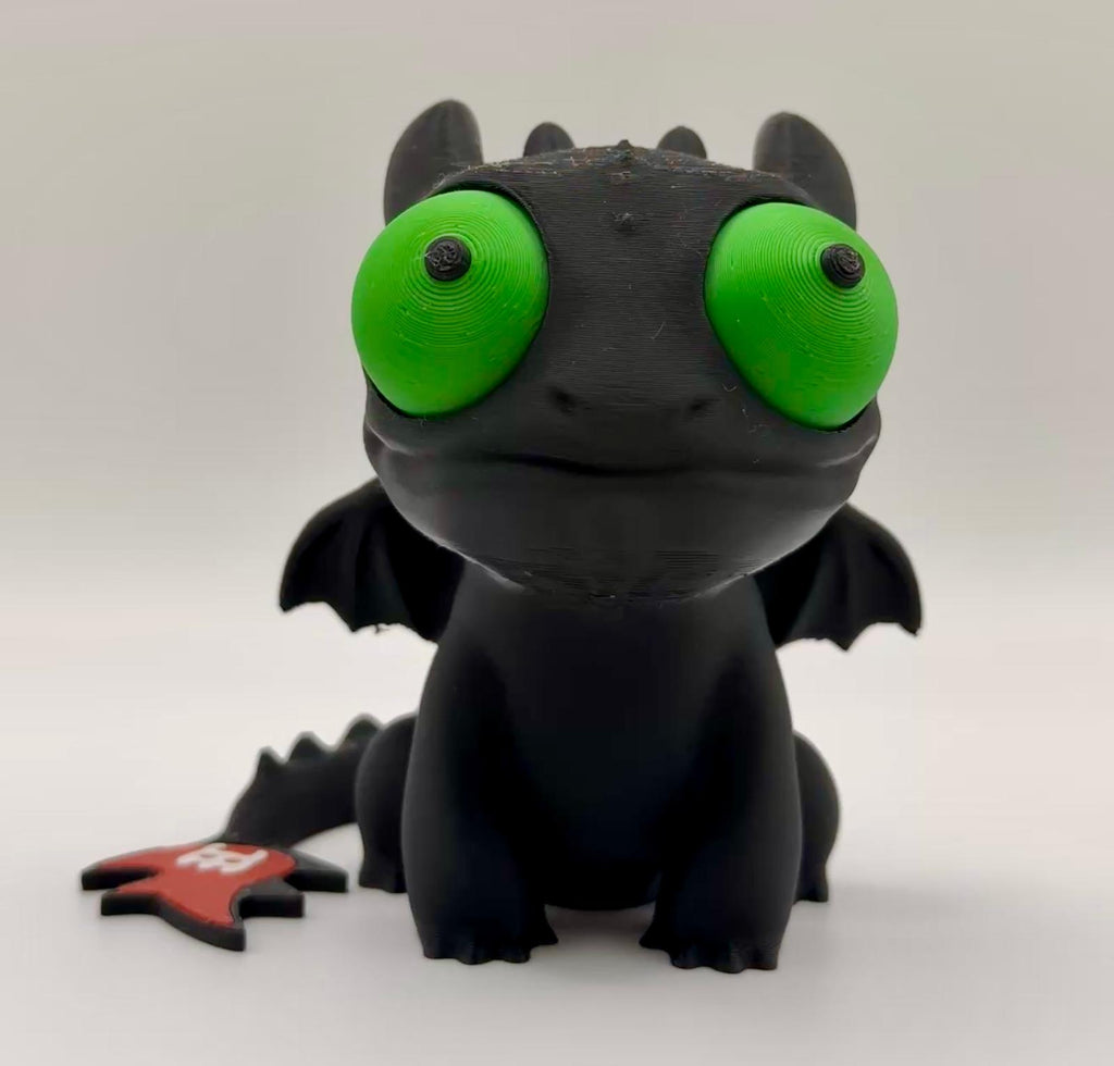 Ala Nocturna Dragón Explorador figura de colección con ojos móviles